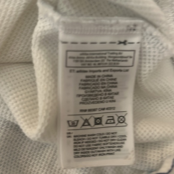 ADIDAS BLUE AND WHITE WOMEN TOP IN SIZE EXTRA SMALL - Picture 6 of 6